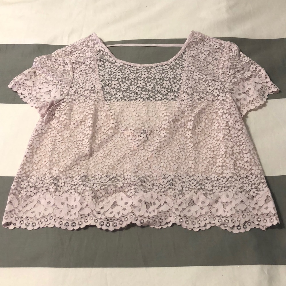 Victoria’s Secret lace crop top. Small, BNWT